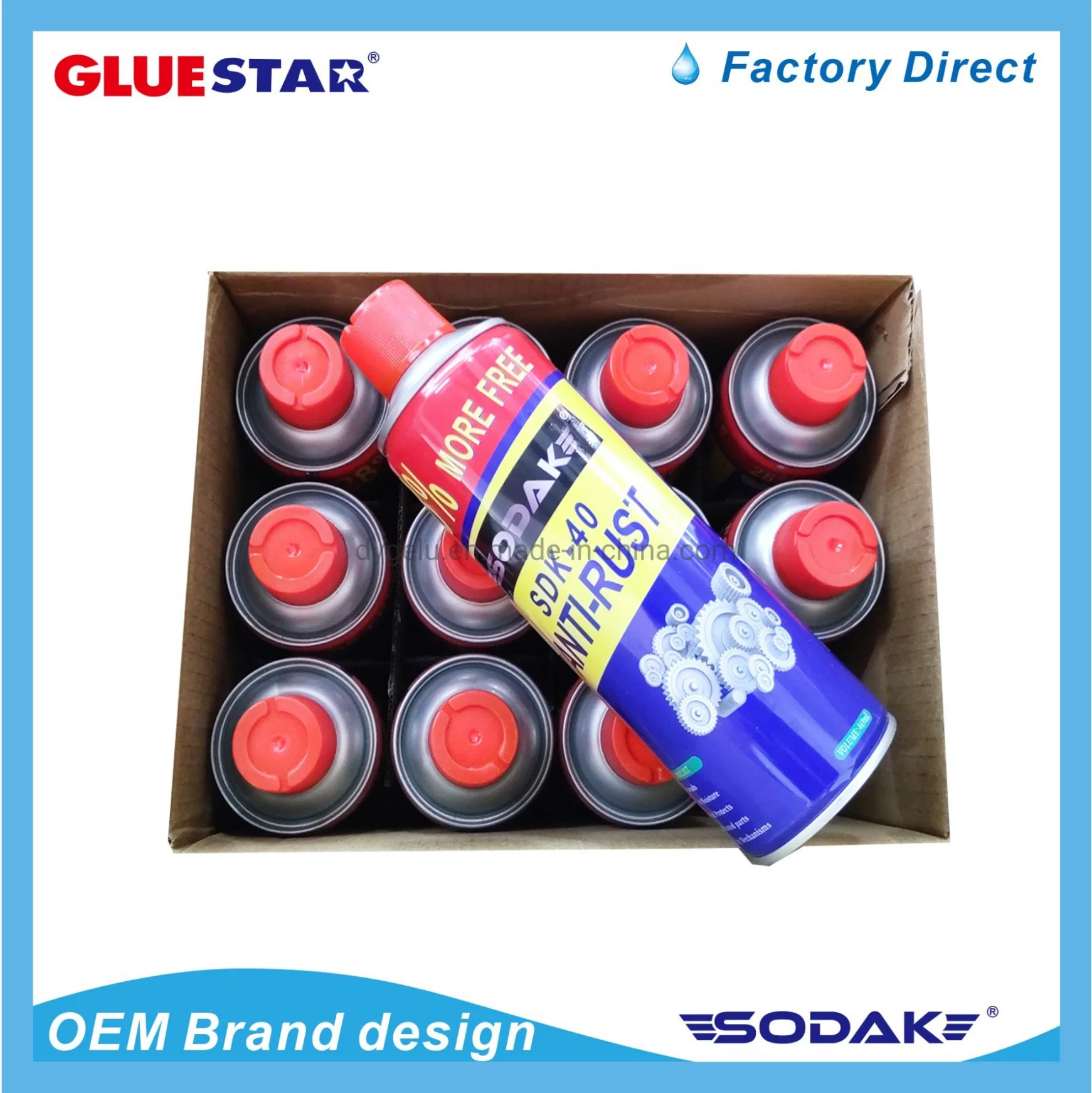 Low Price Anti-Rust Lubricant Spray for Car Care and Penetrating Oil 469ml or Customized