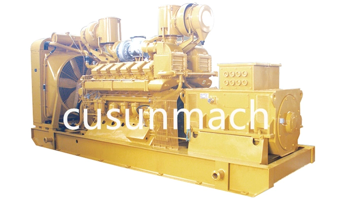 Jinan Engine Russia 400kw Natural Gas Engine Generator Set 400kw