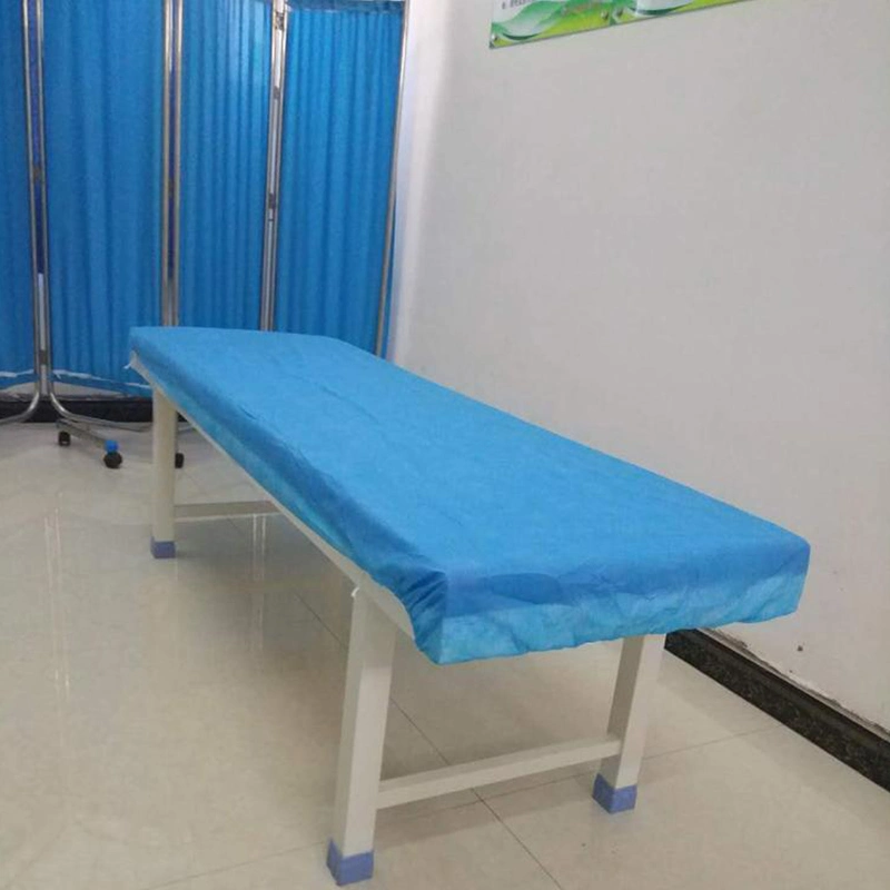 Einweg-Bett Papierrolle Nicht Gewobene Atmungsaktive Single-Ply-Blatt Für Krankenhäuser