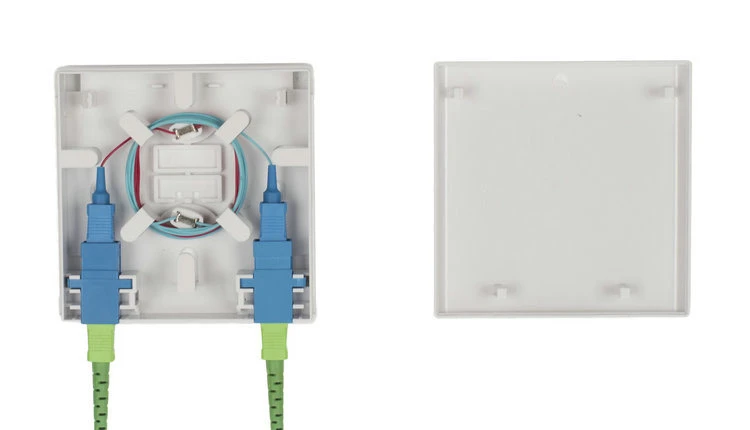 Caja de terminales de acceso de fibra de 2 núcleos ATB