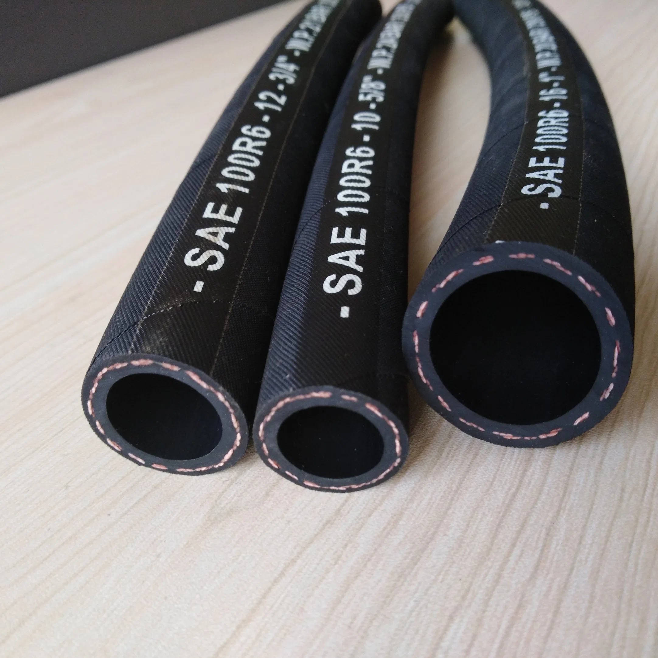 Soft Fuel Oil Resistant Fuel Dispenser Synthetic Rubber Gas Hose Pipe SAE100 R6