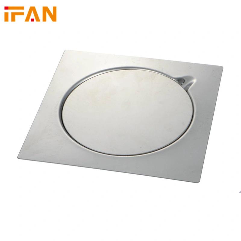 Ifan Stainless Steel Floor Drain 15-20cm Square Floor Drain for Bathroom