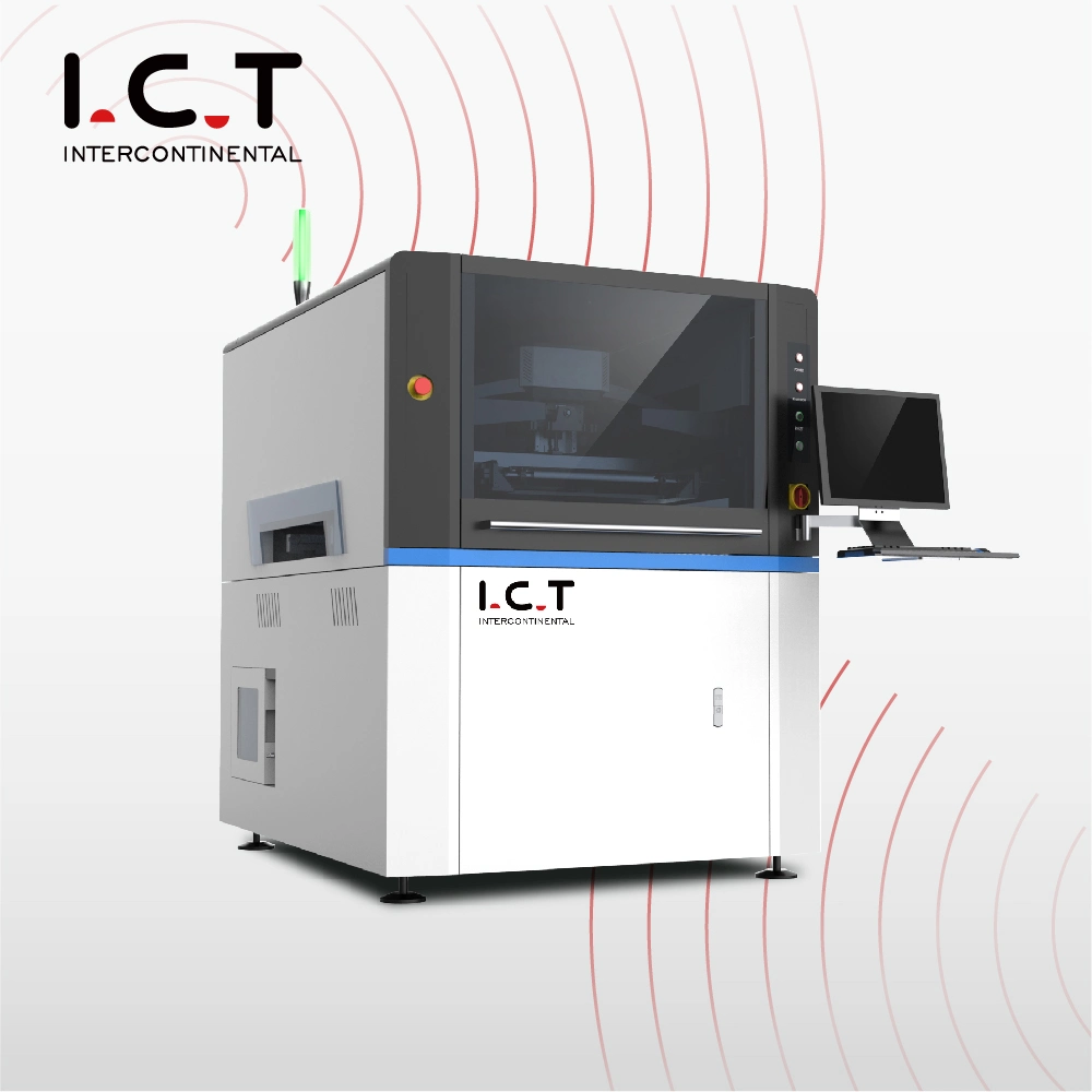 Ict Automatic SMD Solder Paste Printer PCB Solder Paste Printing, SMT Stencil Printer Machine Factory China