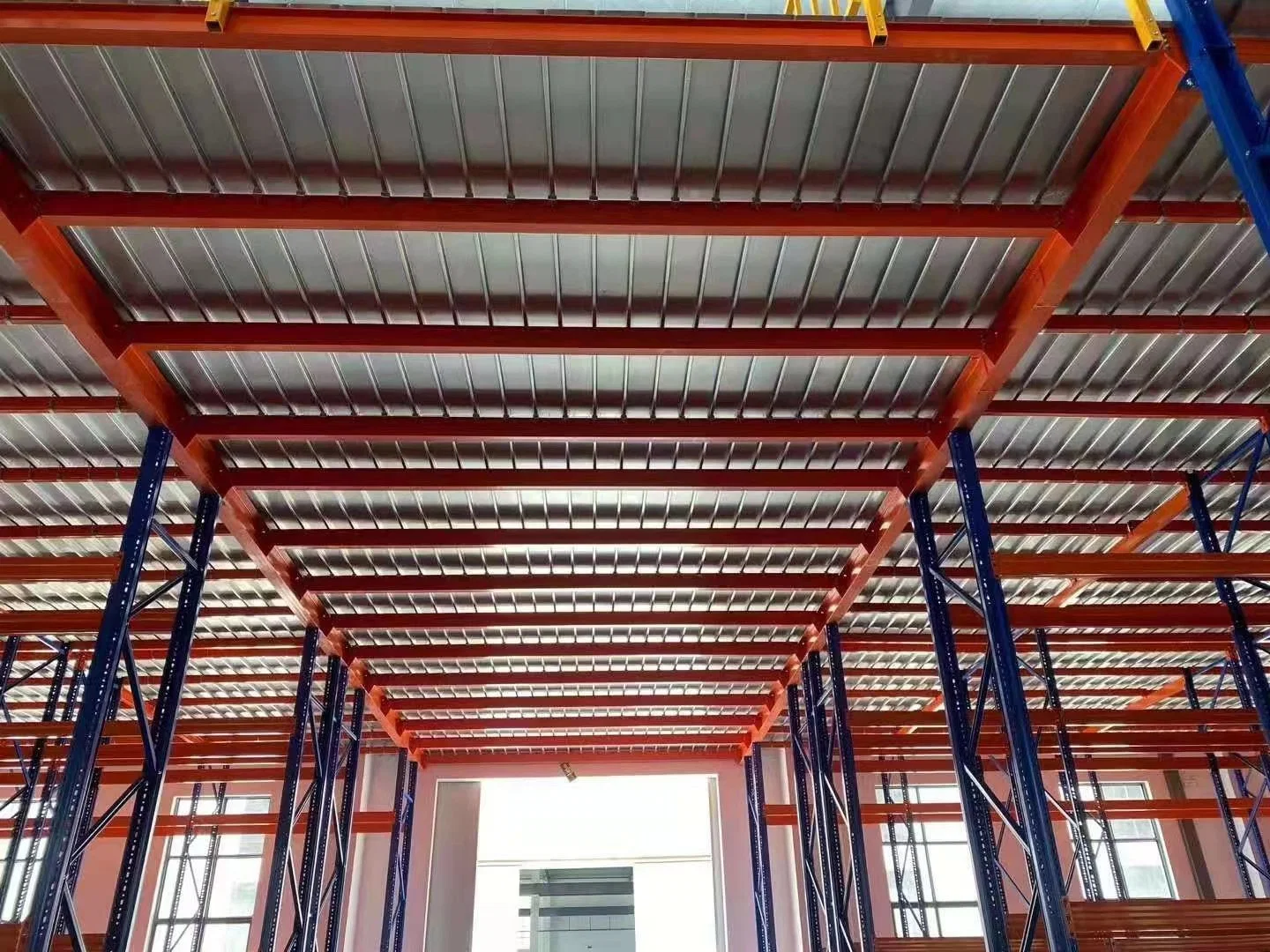 Steel Heavy Warehouse Storage Metal Metal Shelf Mezzanine Rack Structure Mezzanine with Stair