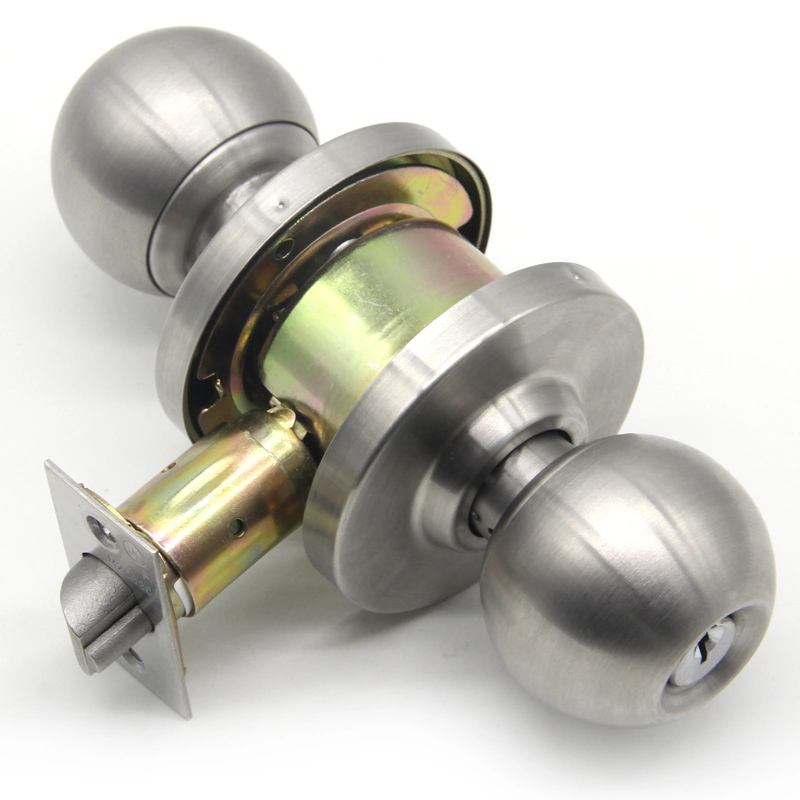 Grade 3 Cerraduara Entrance Bathroom Tubular Cylindrical Door Knob Lock