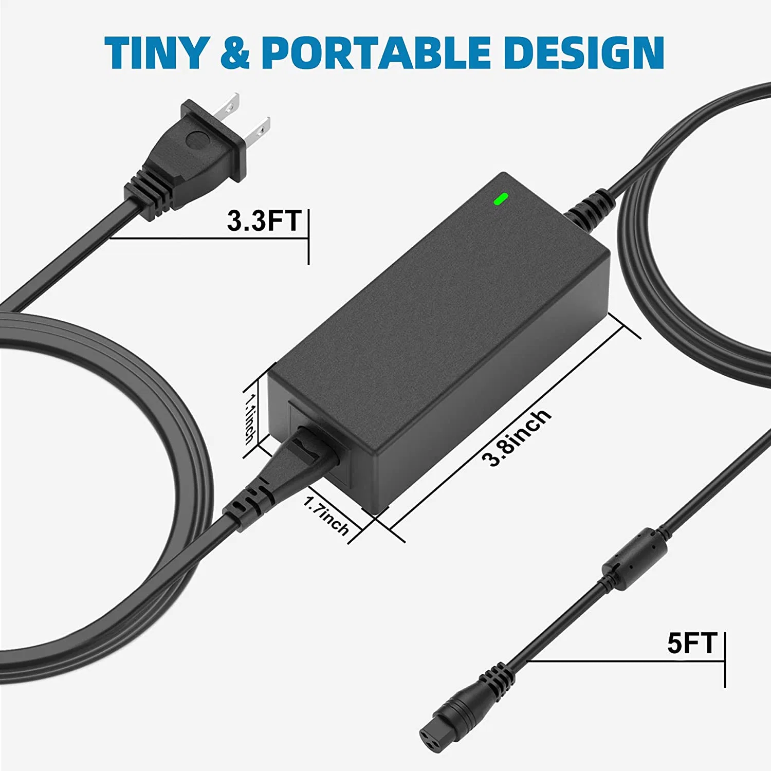 Muti-tip Universal Power Adapter 90W DC 12V 16V 18.5V 19V 19.5V 20V Power Adapter Supply