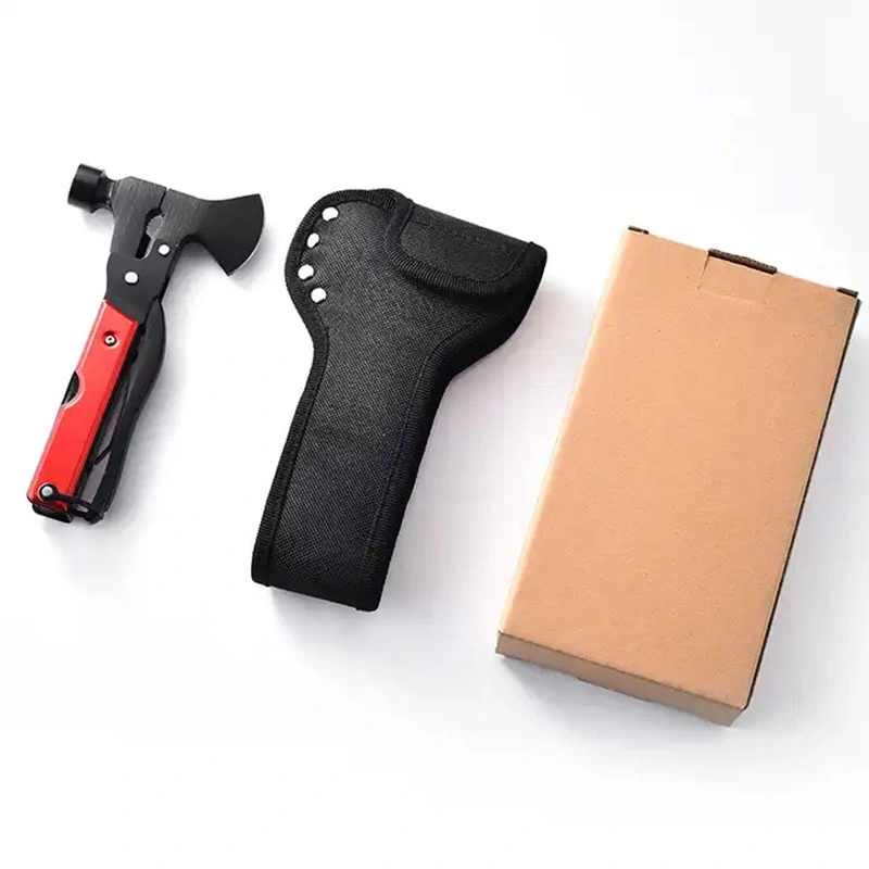 New Arrival Folding Camping Multifunctional Multi Tool Hammer with Light