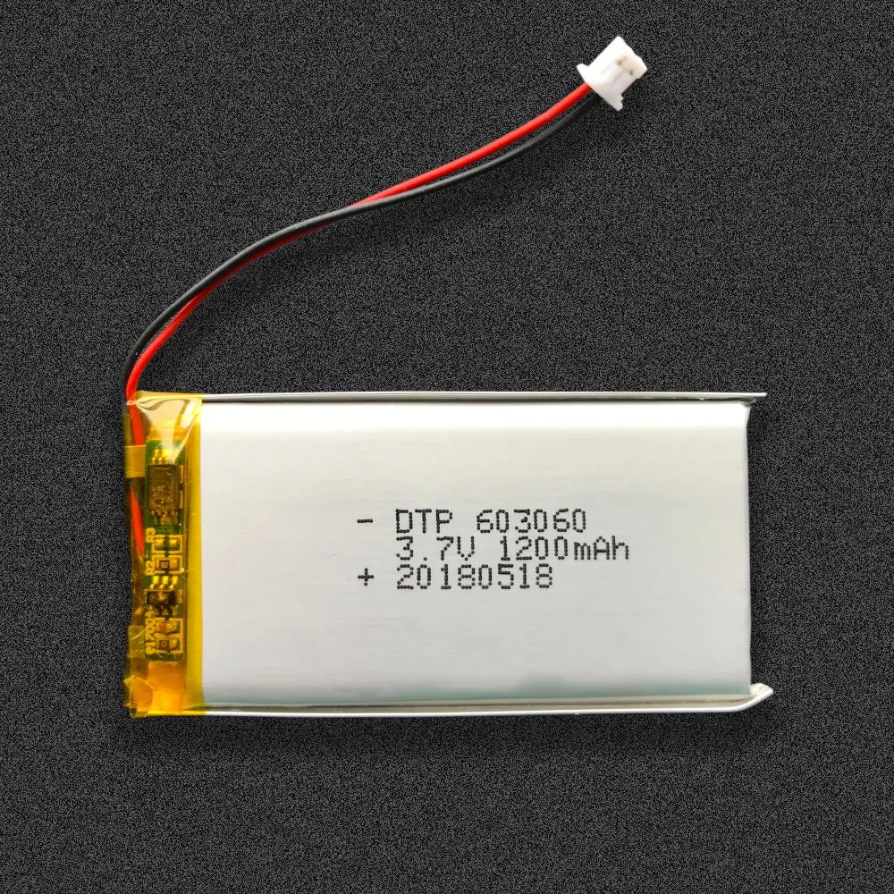 Hot Sale 603060 1200mAh 3.7V Li-Polymer Battery for Digital Devices