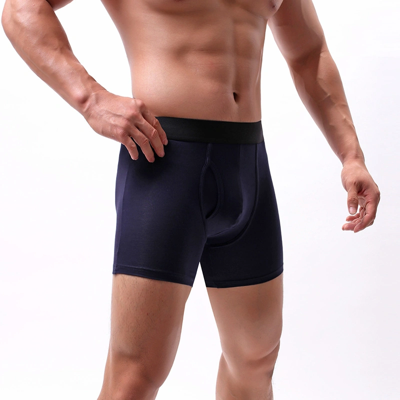 Underpants Manufacturer Comfortable Breathable Sporty Custom Logo Men Boxer Briefs Boxer Shorts