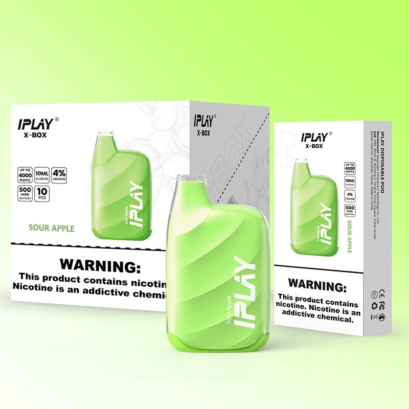 Original Vape Iplay X-Box 4000 Puffs E Zigarette Vape Pen Großhandel Einweg-Vape Großhandel besten Preis Großhandel i Vape Big Puff E Zigarette