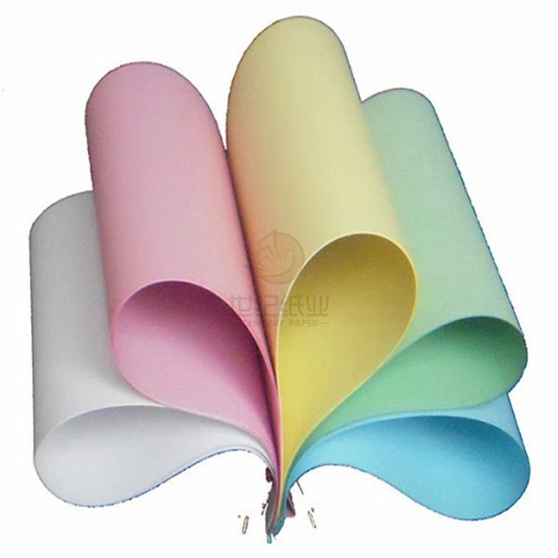 Hot Sale rouleau Jumbo Papier autocopiant 50-55GSM CF CB Papier copie de la BFC auto