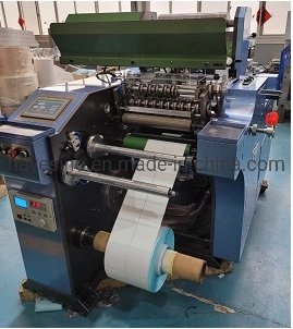 Automatische Blank Etikettendruck Papier Rotary Stanzen Schneiden Schlitting Rewinding Maschine Auto Film Aufkleber Rolle Die Cutter Slitter Rewinder Maschine