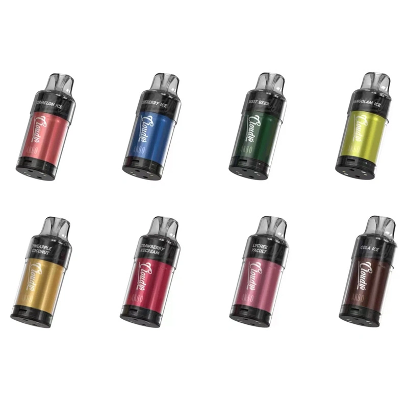 Kit Akso Cloudys 7000 puff Vape Kit Zbood OEM ODM Malásia 2 / 5% 5800 on-the-Go 15000 Subliss Bou Zigarette Vape descartável