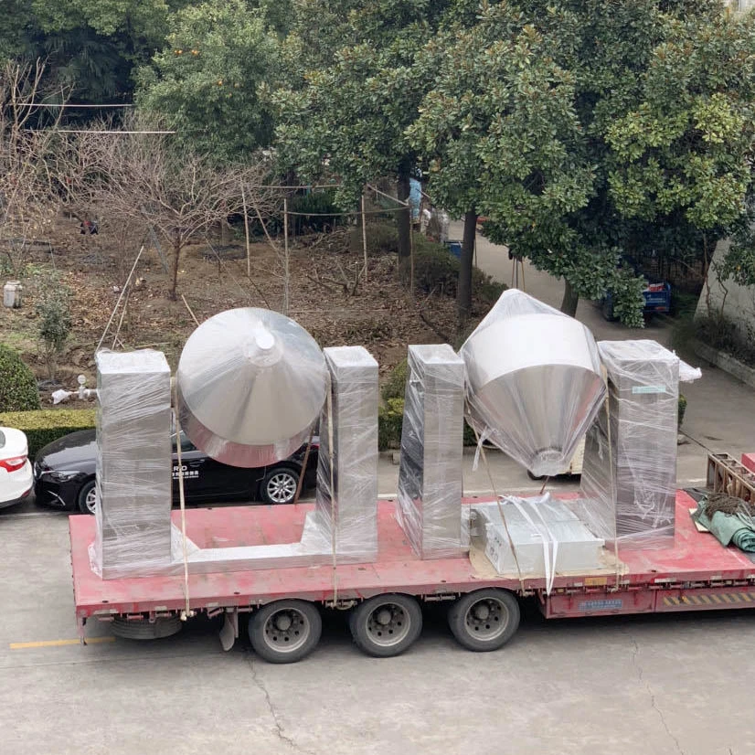 0.3MPa Design Pressure of Jacket Szg-5000 Double Conical Rotary Vacuum Drying Machine for Titanium/Ferric Mine