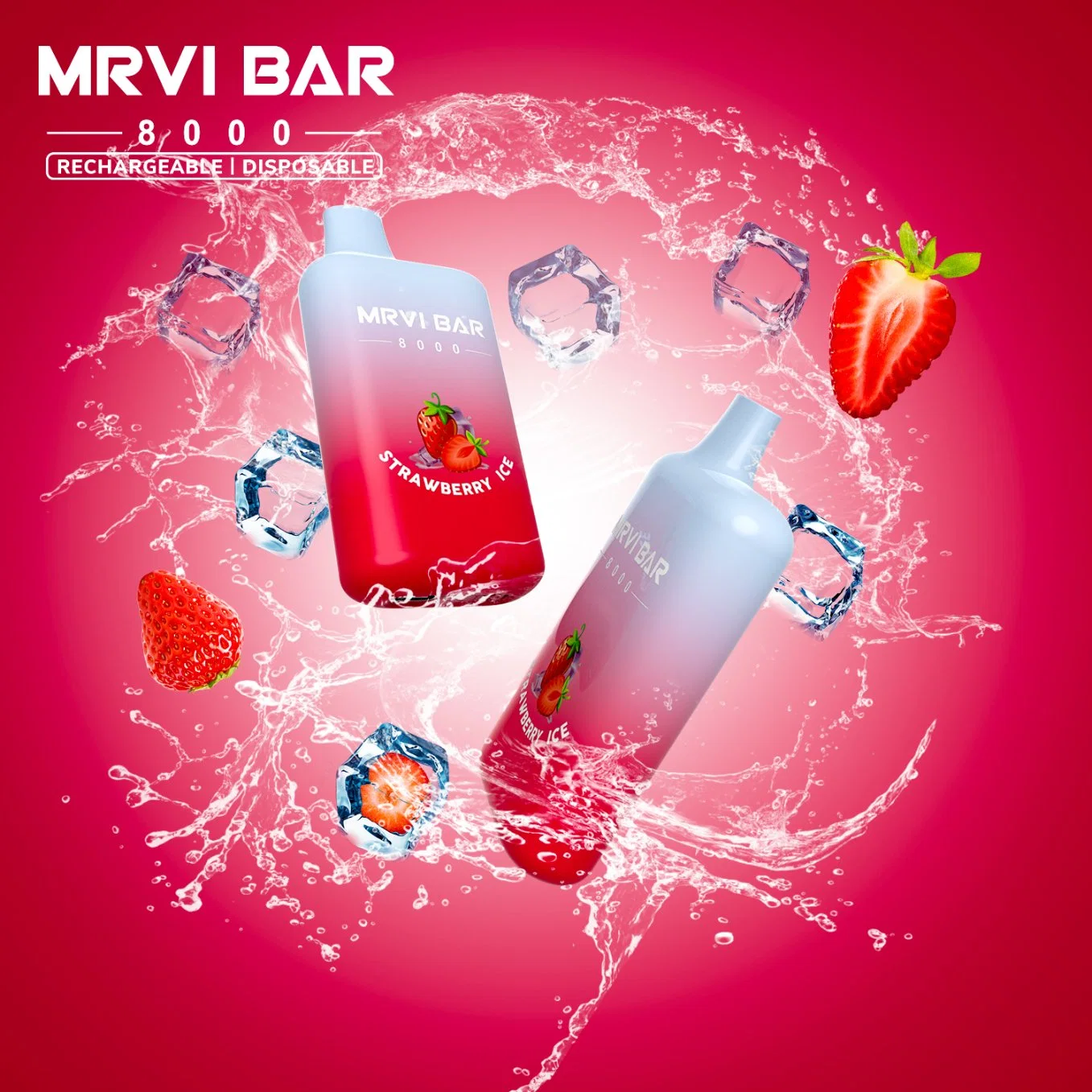 Superventas OEM ODM Mrvi Original Bar 8000 inhalaciones E CIGS desechables dispositivo recargable Vape Pen E narguile