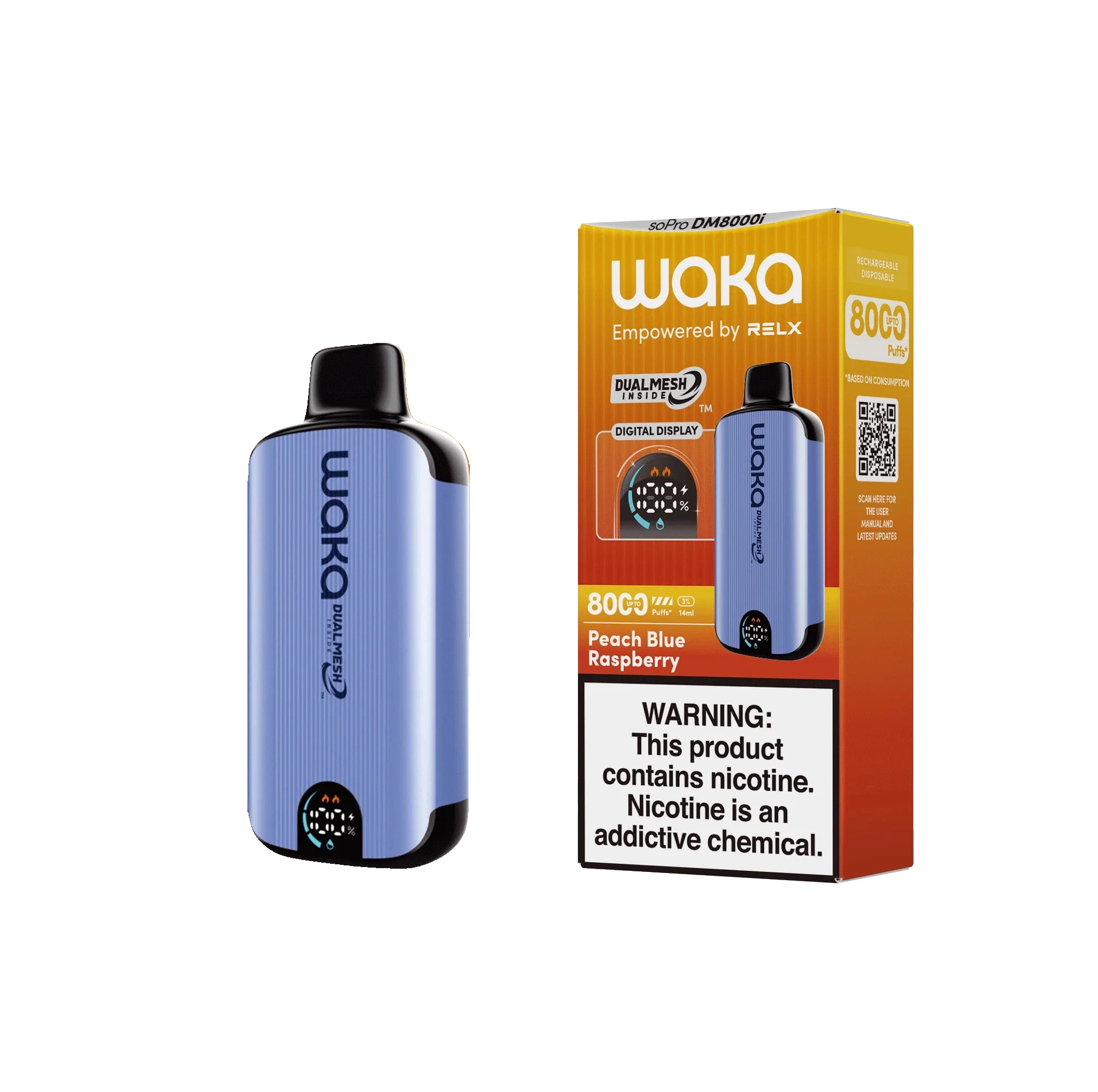 Great Quality Elektro E Hookah Waka Sopro Dm8000I Electronic Cigarette Vapor Flavors Available