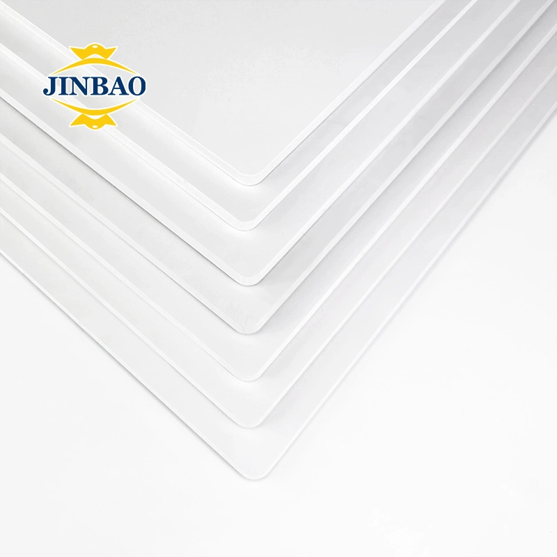 Jinbao White 4*8 folha de plástico flexível de PVC 3mm 12mm móveis de Espuma da placa Celuka claro para impressão