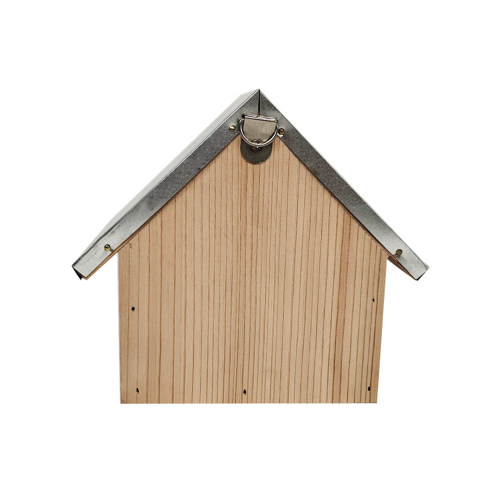 Custom Eco-Friendly Outdoor Hanging House Shape Hive Wood Waterproof Bee Boxes