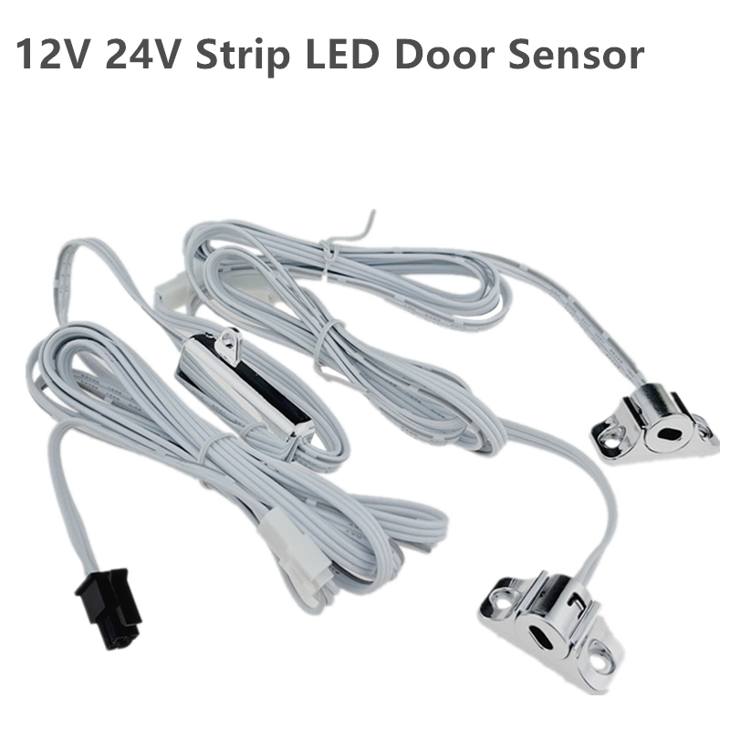 Interruptor de tira de LED de iluminación de debajo del armario 24V12V sensor de puerta doble