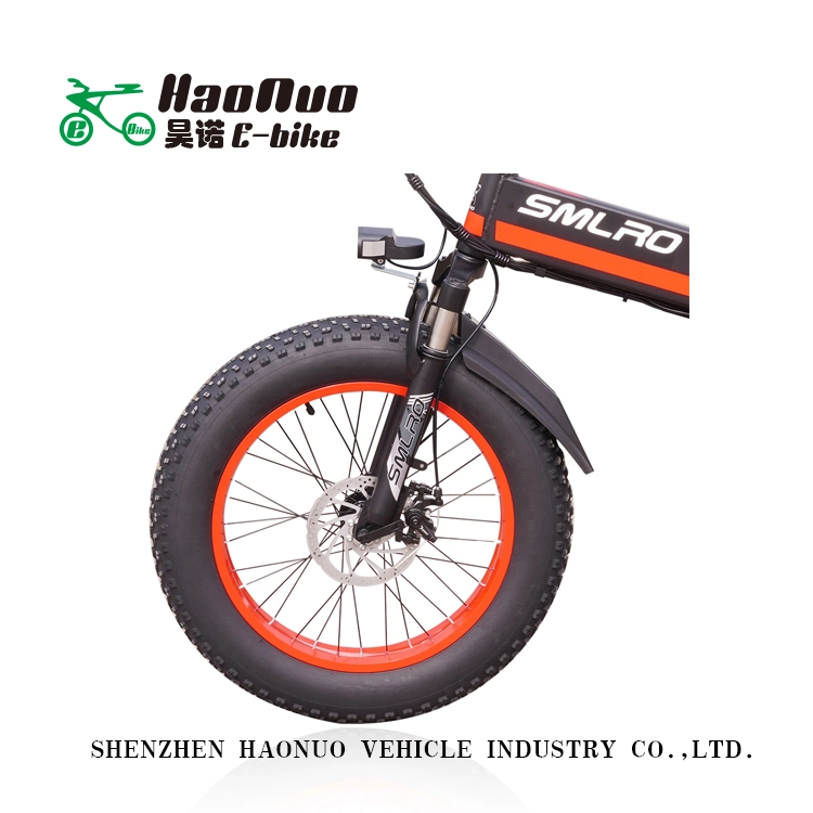 2022 New Model Folding 20 Inch 48V 500watt Electric Bike with Fat Tyre