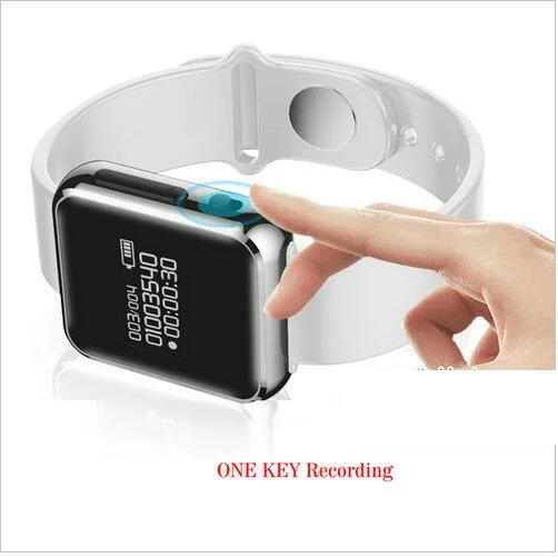 8GB Portable Professional Watch Rechargeable Digital Voice Audio Recorder