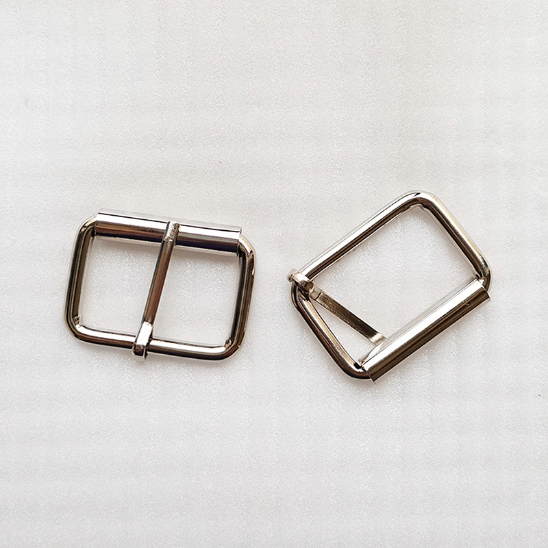 Silver Pin Buckles Square Leather Belt Buckles for Garment Accessories