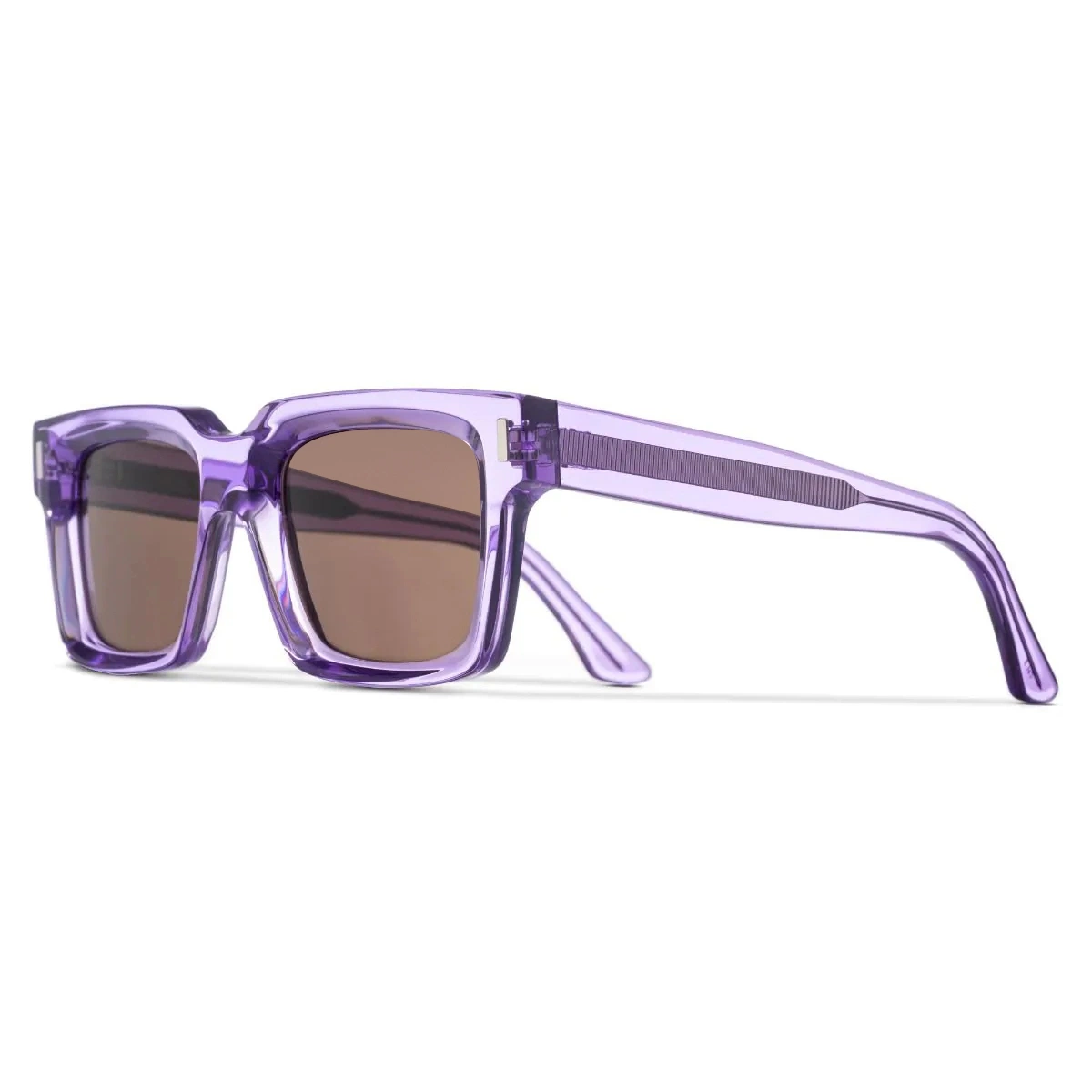 Yeetian Customized Unique Orchid Crystal Purple Women Shades Square Transparent Acetate Eyewear Frames