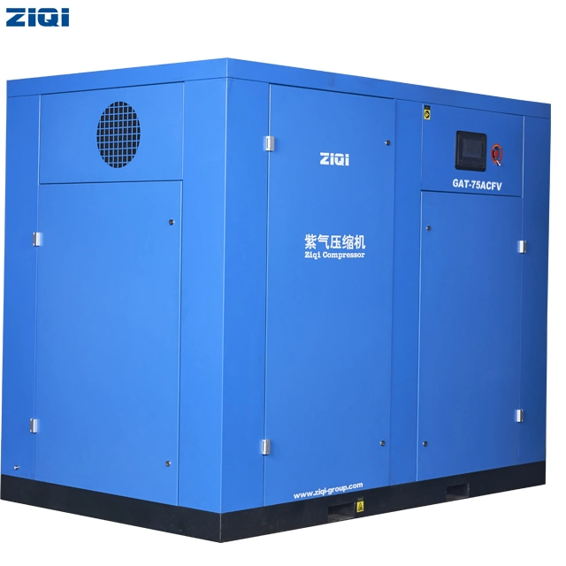 6-13bar Double Stage Industrial Silent Stationary Direct Drive Oil Lubricated Rotary Screw Air Compressor 30HP-476HP Factory Direct Supply for General Industry