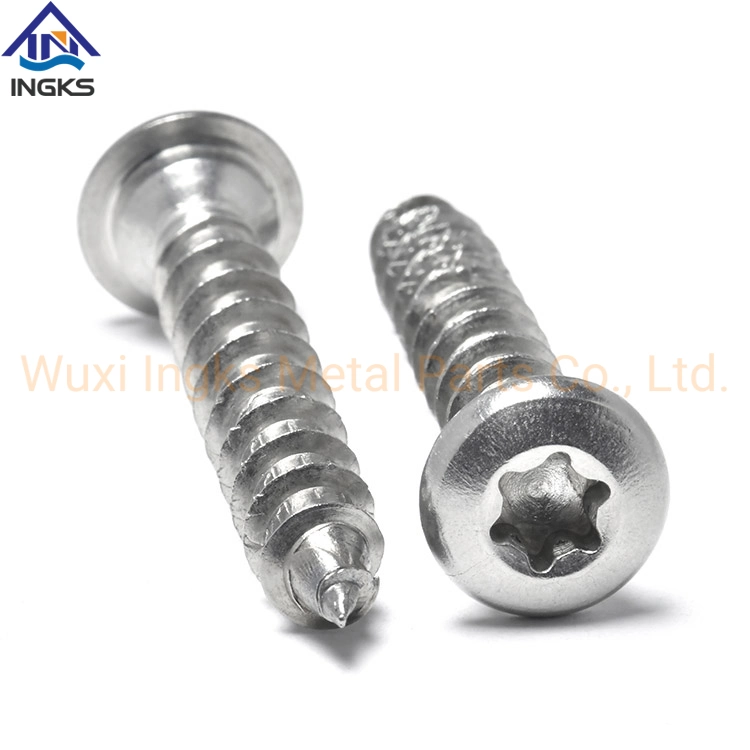 Customized Self Tapping Screw Torx Oval Head with Shoulder Security Screw for Metal