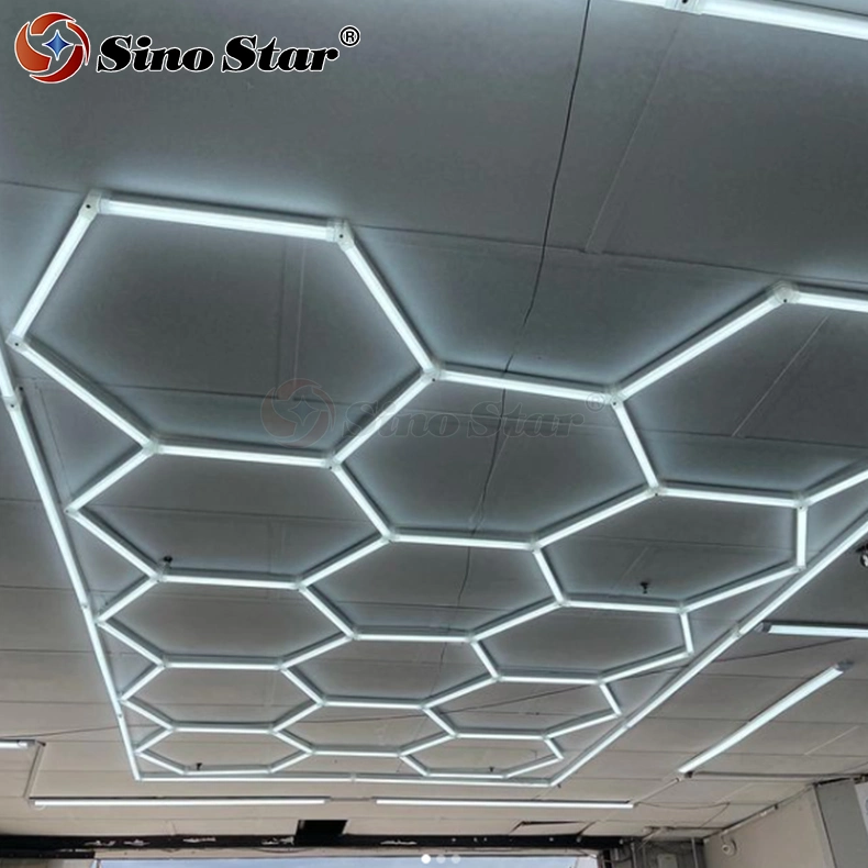 New Design 15.88ftsx7.98fts High Selling Hexagon LED Detailing Light Home Interior Lighting Details