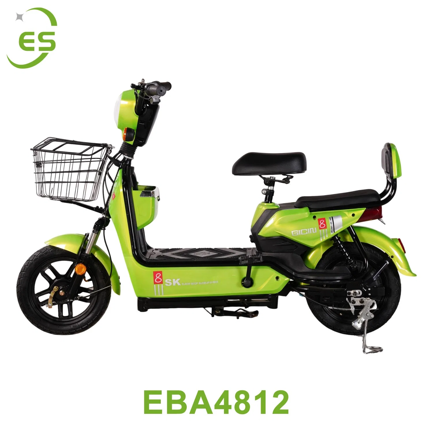 China E Bike Eba4812 350W Electric Bicycle 3 Speed E Bicicleta 2 asientos E bicicleta