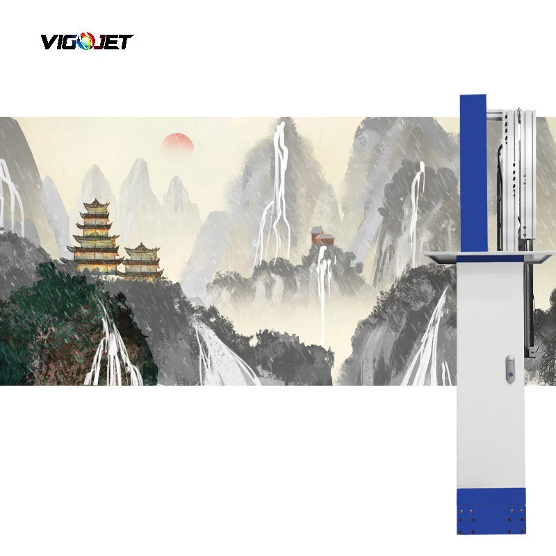 Vigojet Vertical Wall/Glass/Wood/Ceramic/Metal Indoor Art Wall Mural Inkjet Printers