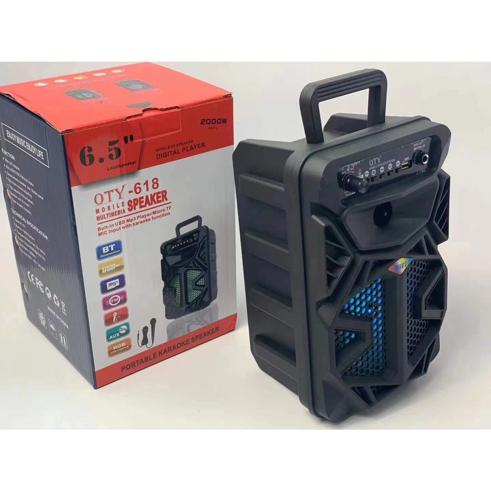 Factory Stock Portable Speaker 6.5inch Trolley Speaker High quality/High cost performance  Bluetooth Speaker