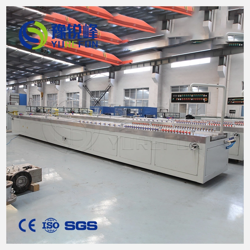 2023 New PVC Wood Color Plastic Skirting Board Wall Base PVC Material Baseboard Making Machine for Indoor Decoration