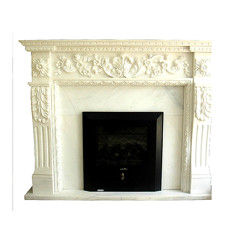 Chinese Factory Customized Marble Fireplace Frame