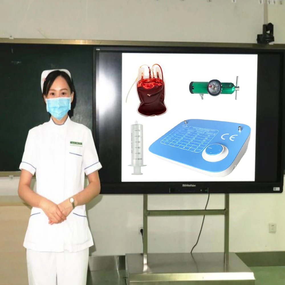 Profesional técnico alemán paredes dobles reaccionando Ozonoterapia generador de la sangre de la máquina Mop0.3-AD