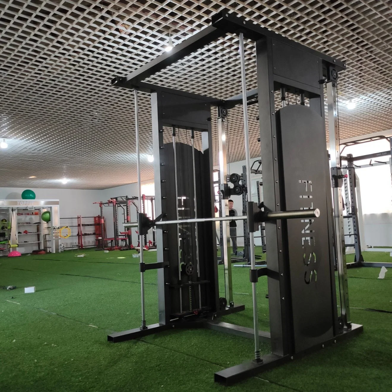 Gimnasio mayorista Smith comercial Marco Multi - la mitad de la Alimentación Funcional sentadilla Rack