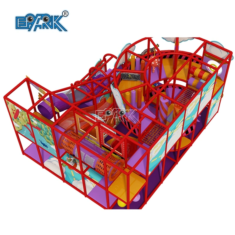 Customized Commercial Candy Theme Soft Play Amusement Kids Indoor Playground Set