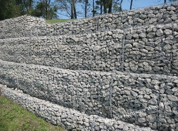 Ventes chaud 2X1X1M BOÎTE DE GABIONS lourd