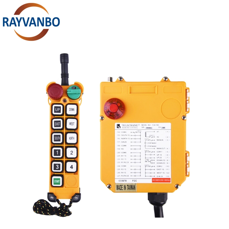 Factory Direct Supply F24-10d/S Industrial Winch Electric Hoist 4 Buttons Transmitter and Receive Wireless Remote Control Switch