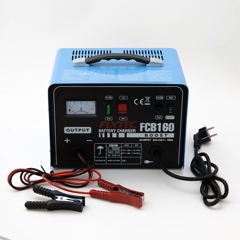 Fixtec Car Rechargeable Battery Charger 24V 12V Automatic Battery Charger for Car Truck Motorcycle