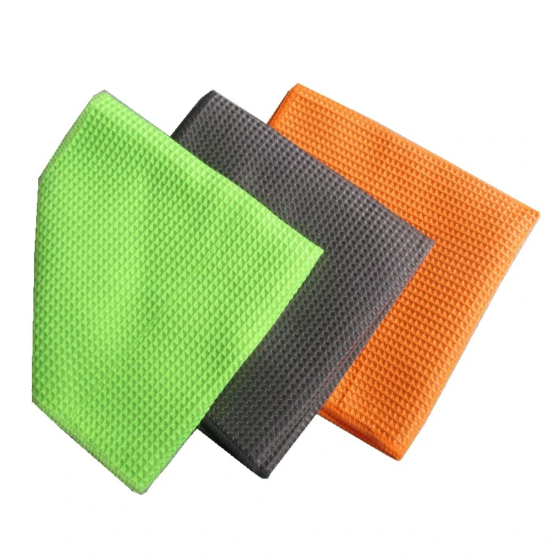 All-Purpose Microfiber Waffle Cloth Car Cleaning Cloth