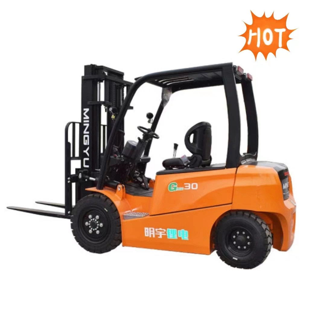 Mingyu Low Cost Hydraulic Full Electric Lithium / Lead Acid Battery Engine Operated Pallet Truck Forklift with AC Motor Battery