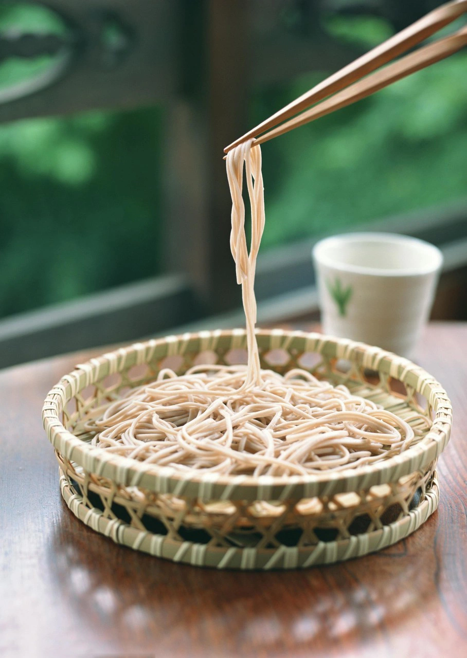 Los alimentos el trigo sarraceno Soba Deliciousvegetarian Fideos Fideos Instantáneos Seeling de vuelta rápida de embalaje Los fideos