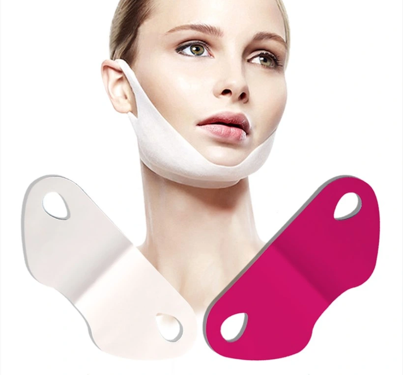 الجمال الوجه سميكمينغ قناع للحد من الدبل الشين العناية الجمال V Shape Face Mask No Double Chin Free Sample