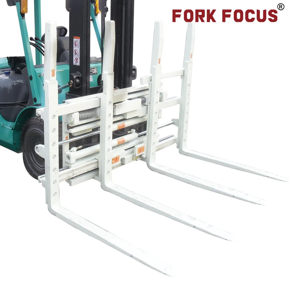 Forklift Customizable Single-Double Pallet Handler Attachment for Forkfocus Extensions