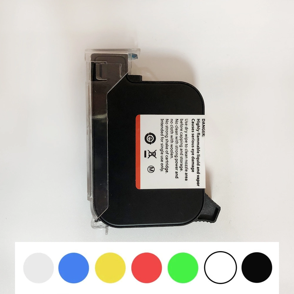 Expiry Batch Date Inkjet Printer Ink Cartridge for Handheld Printer