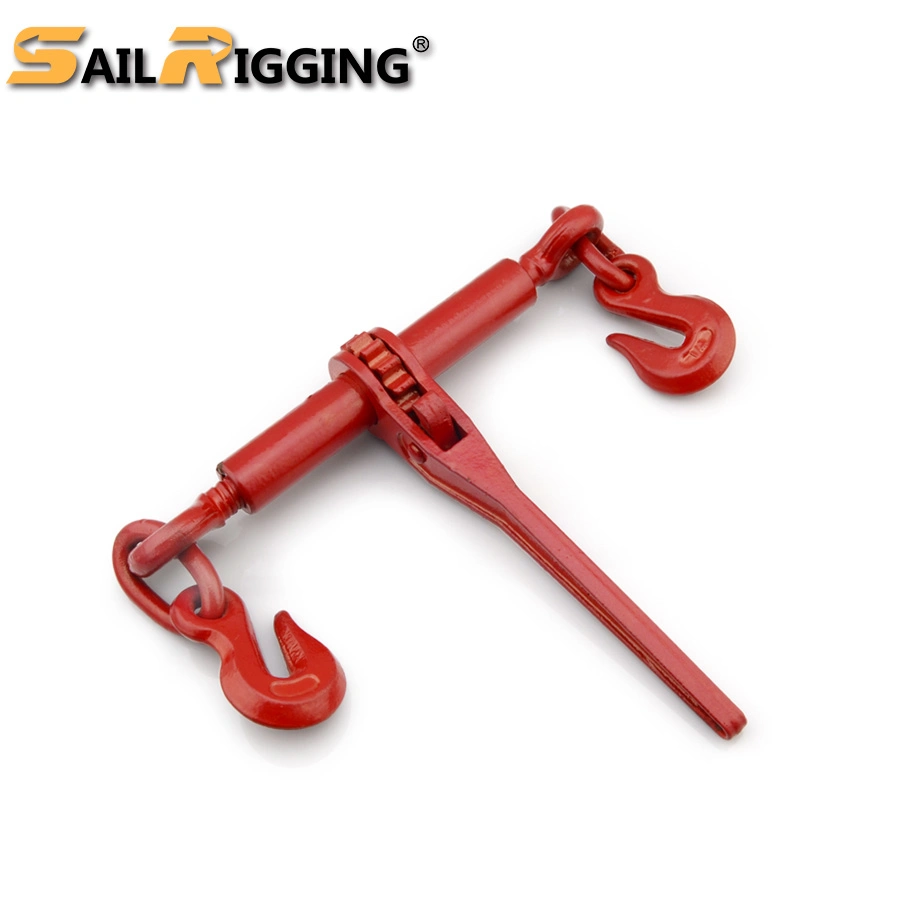 Red Painted Ratchet Type Chain Load Binder