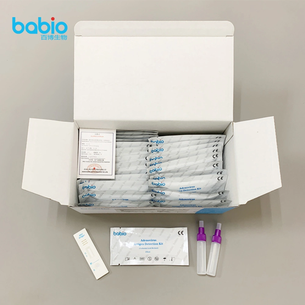 High Accurate Dignostic Rapid Test Kit Adenovirus Antigen Strip Card