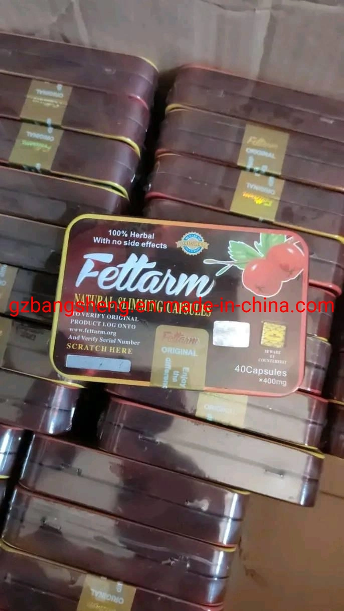 OEM Fettarm Weight Loss Capsules Slimming Capsules Long Iron Box